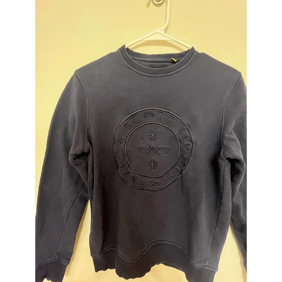 lyle and scott limited Blue Crewneck Sweater XS - Picture 2 of 6